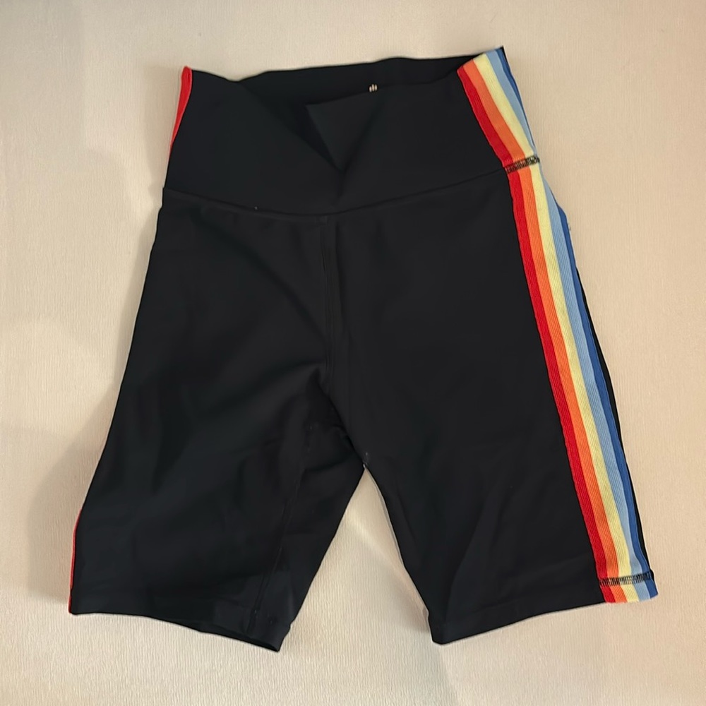 Spiritual, gangster, biker shorts, extra small